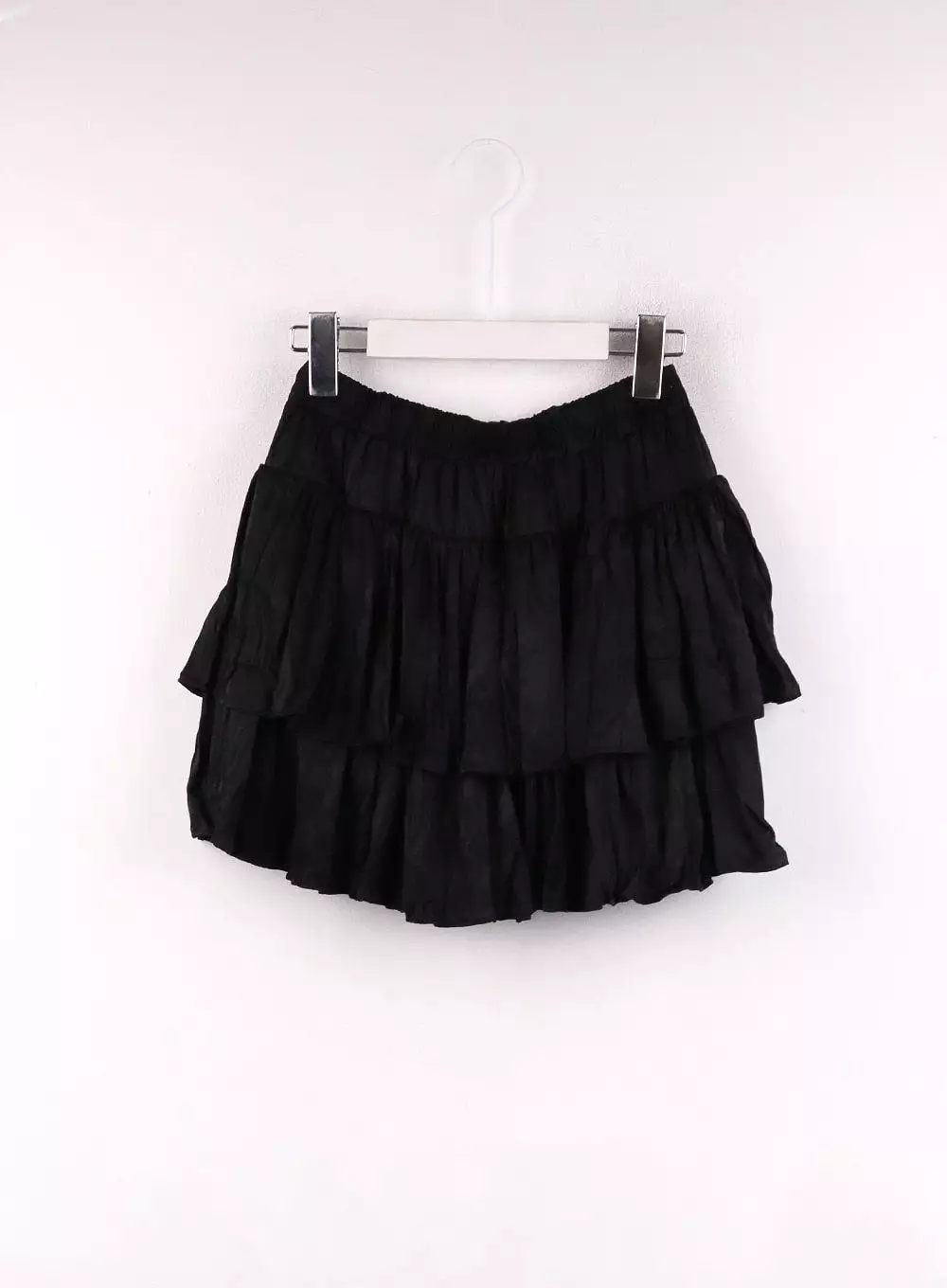 Frill Wrinkle Mini Skirt CF405