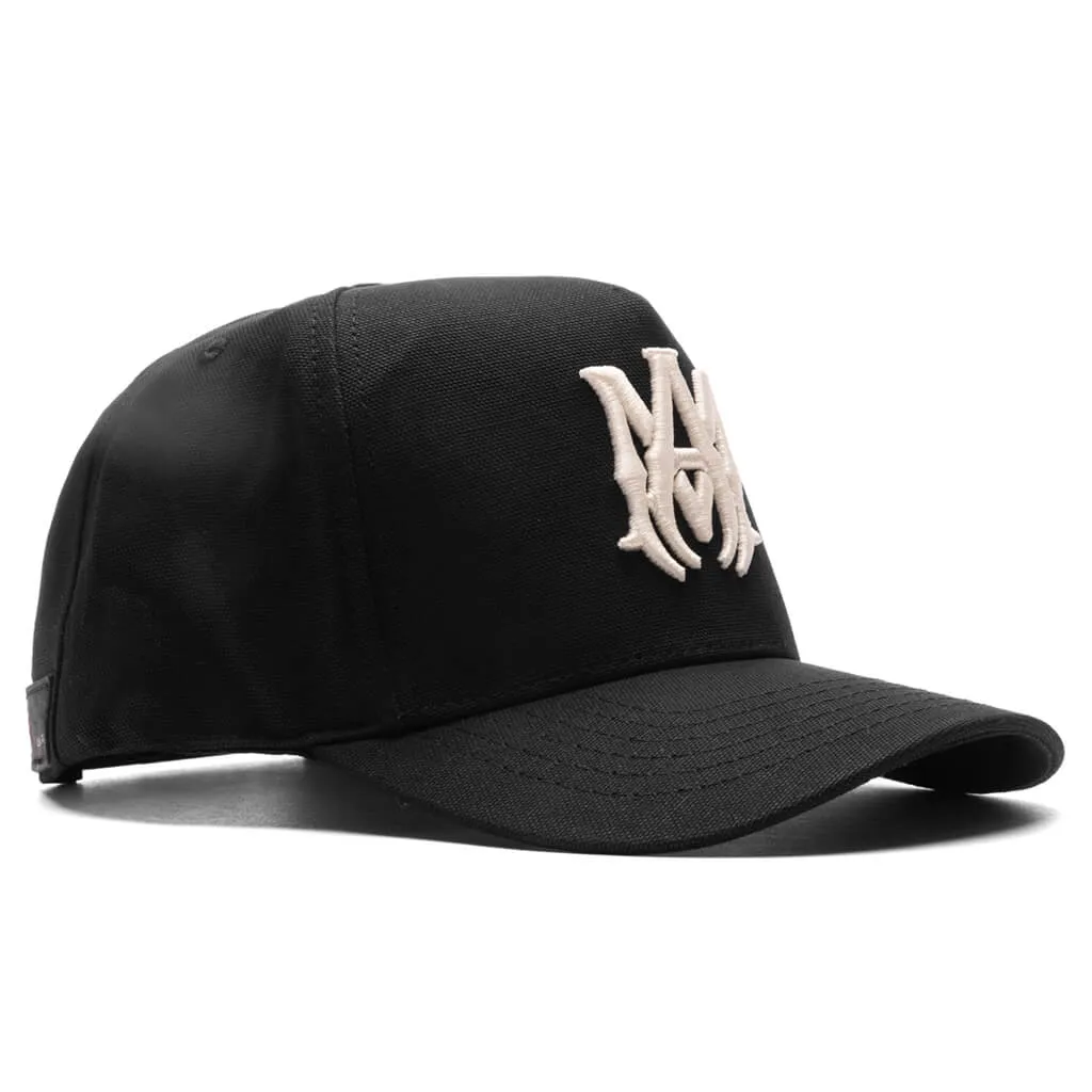 Full Canvas Ma Hat - Black/White