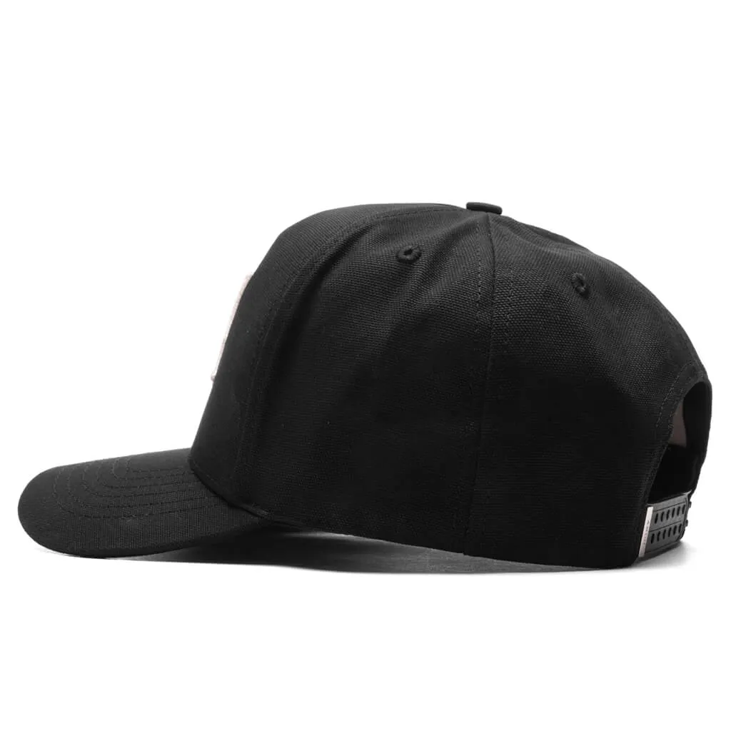 Full Canvas Ma Hat - Black/White