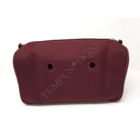 FullSpot - canvas O City bordeaux peltro   - O City - ACCESSORI OBAG - Tempus Doni