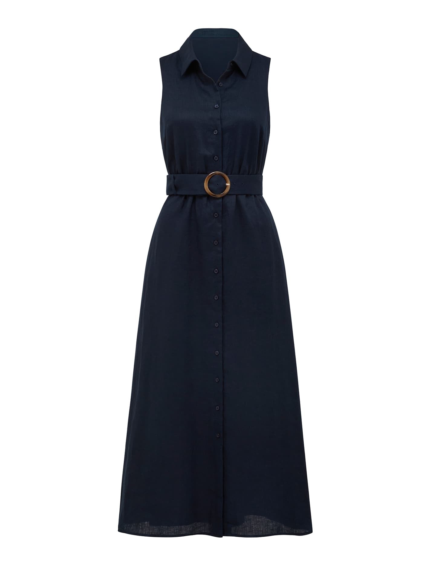 Gabbriette Button Down Midi Dress