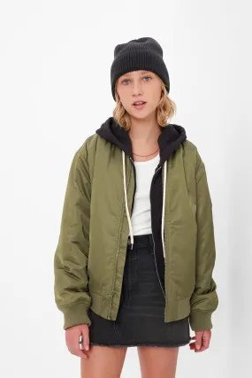 Green Bomber Jacket