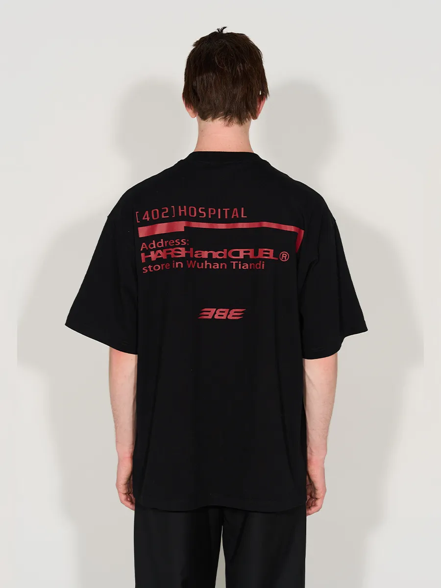 HARSH AND CRUEL  |Crew Neck Unisex Street Style Cotton Short Sleeves Oversized