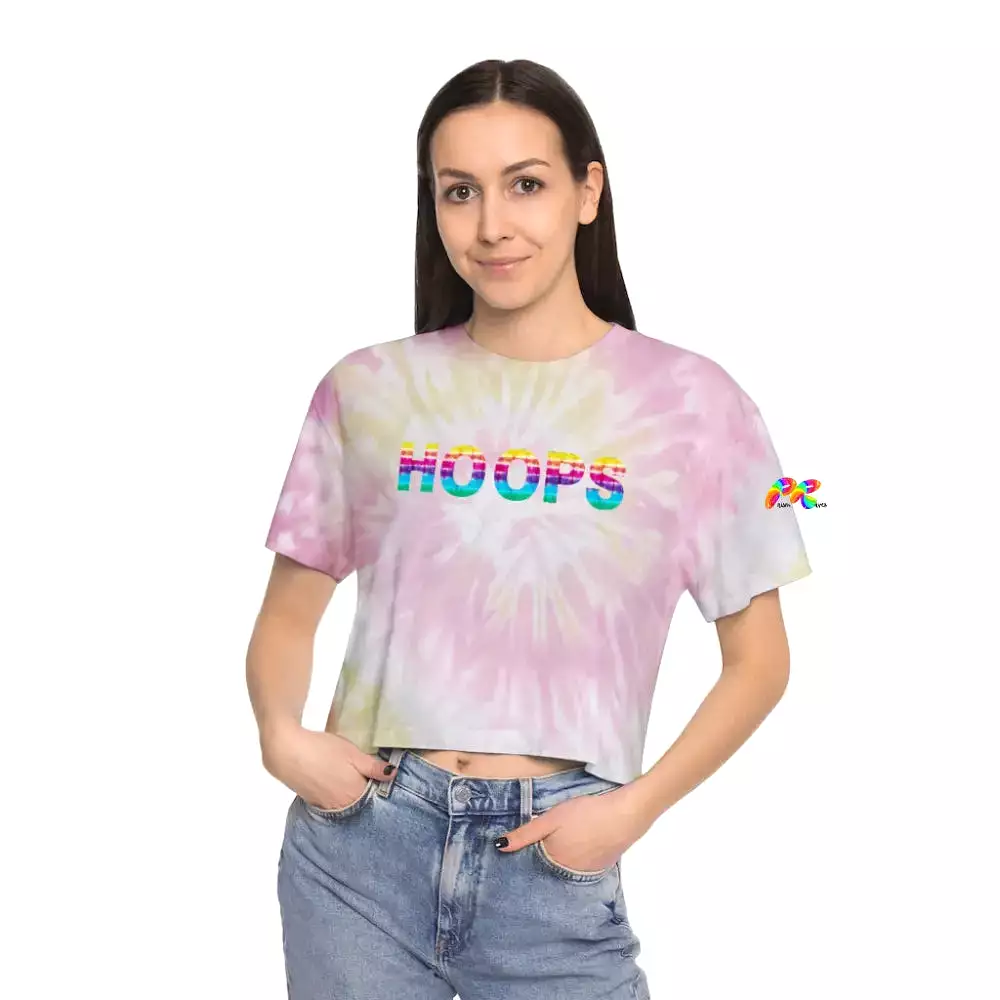 HOOPS Women's Tie-Dye Crop T-Shirt