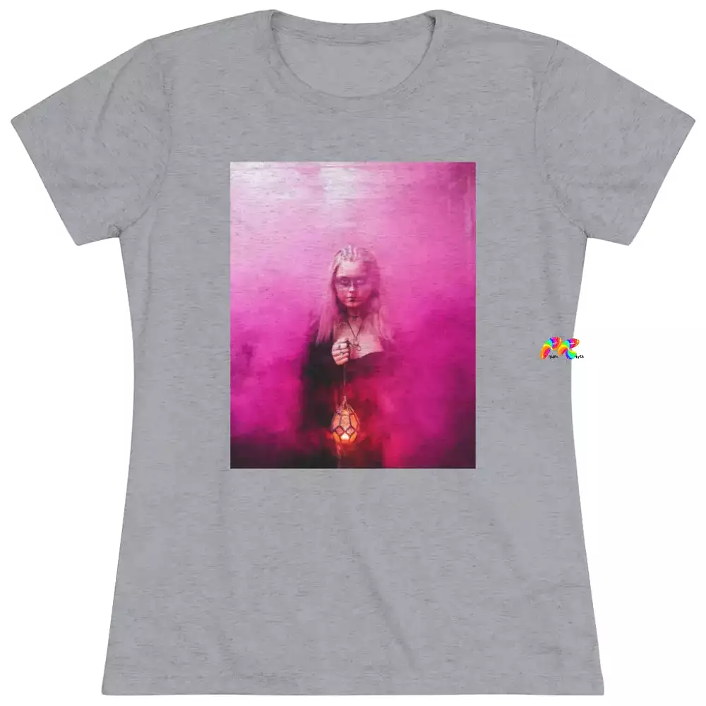 Hot Pink Witch Women's Triblend T-Shirt