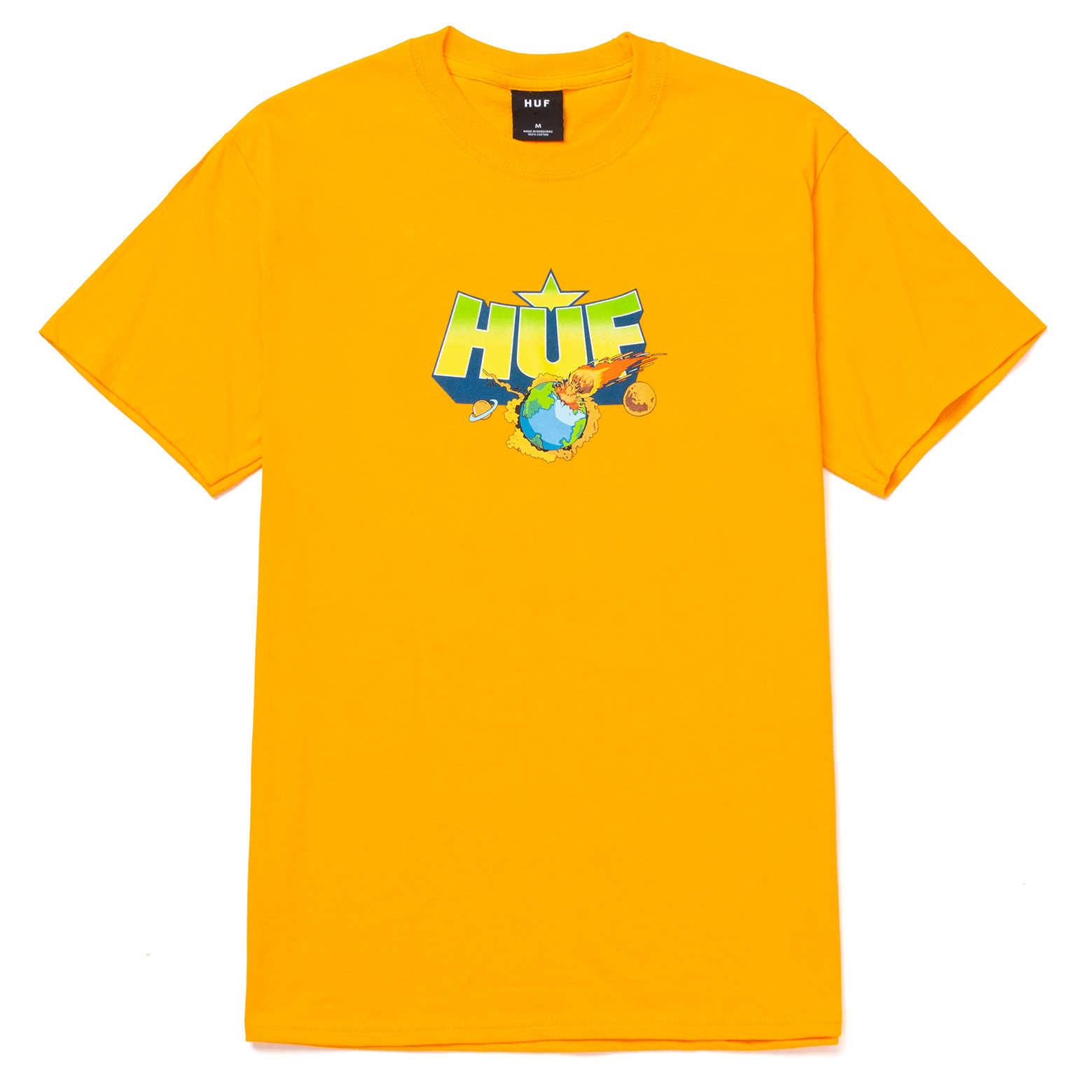 HUF T-SHIRT HUFADELIC SS GOLD