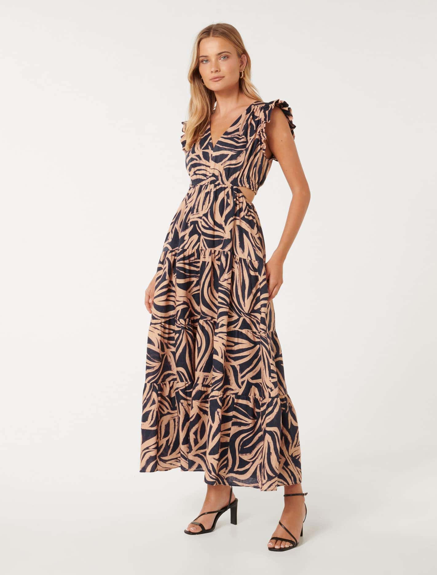 Isabel Waist Cutout Maxi Dress