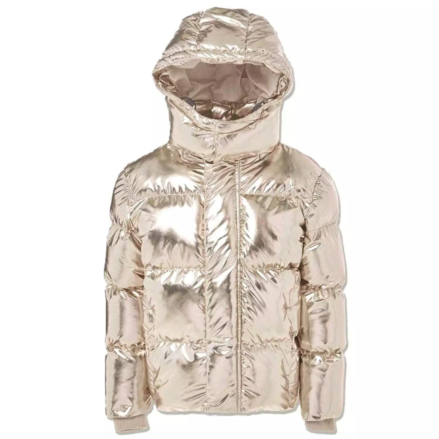 Jordan Craig Metallic Hooded Bubble Toddler Jacket Metallic Gold