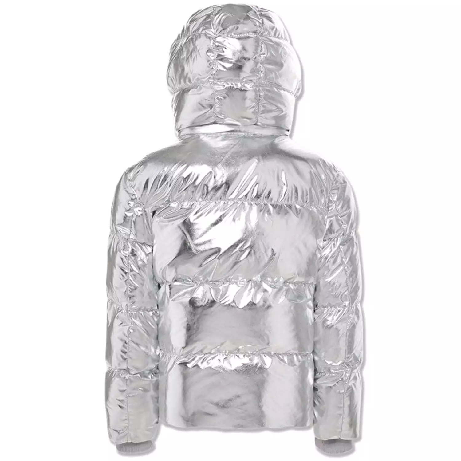 Jordan Craig Metallic Hooded Bubble Toddler Jacket Metallic Silver