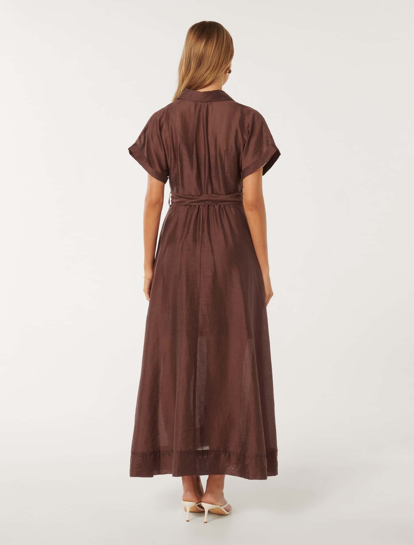 Judith Shirt Belt Midi Dress