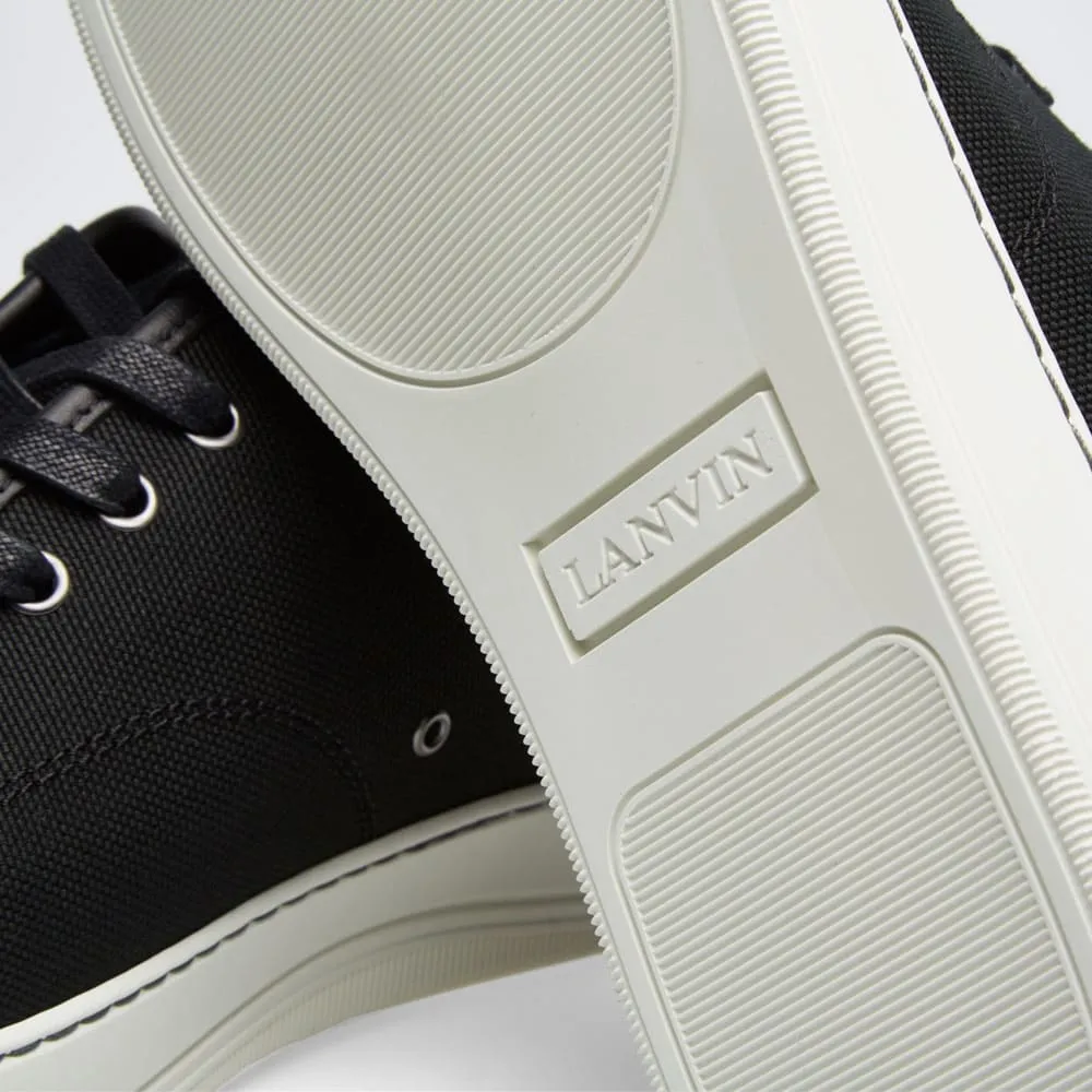 Lanvin Thick Canvas Low SneakerBlack