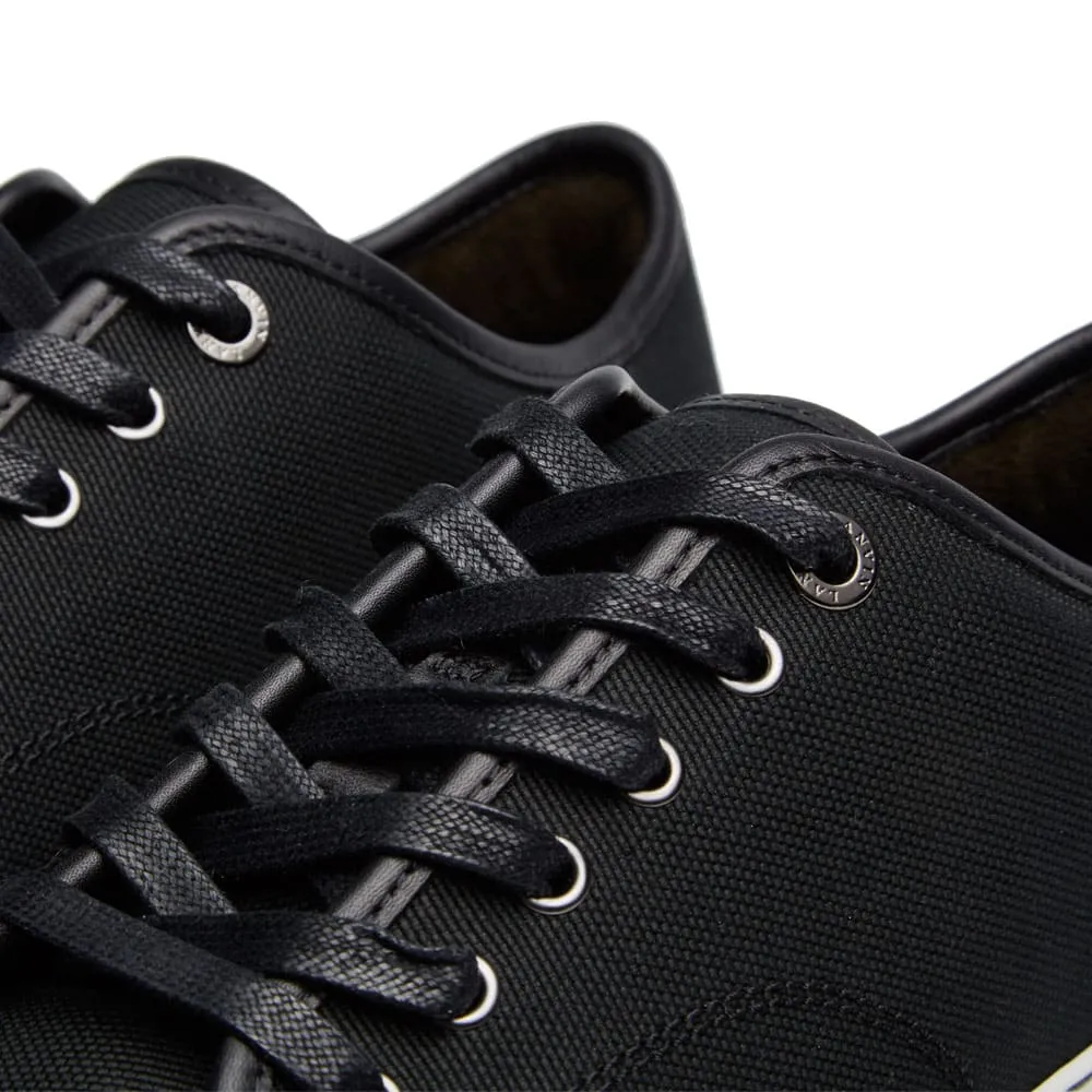 Lanvin Thick Canvas Low SneakerBlack