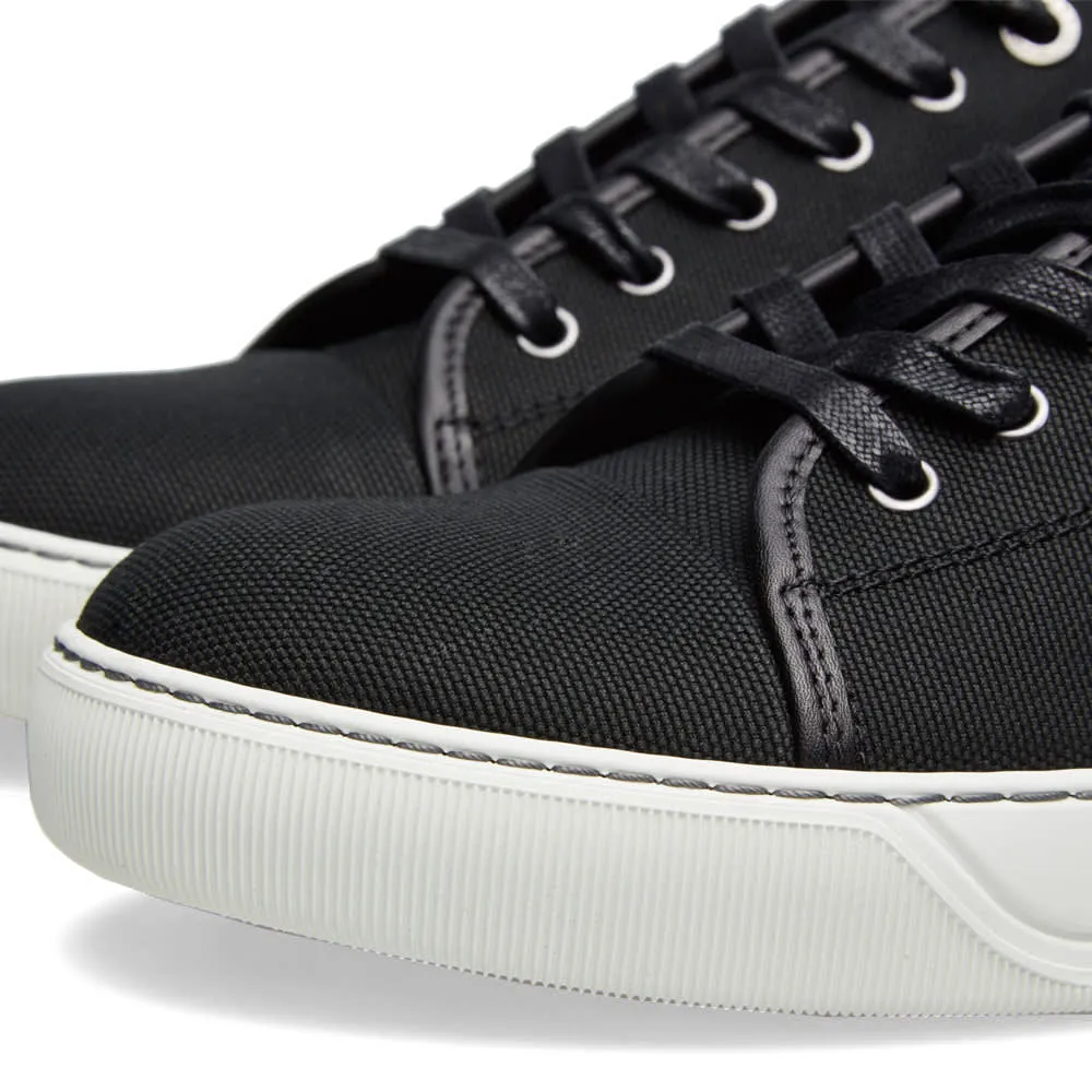 Lanvin Thick Canvas Low SneakerBlack