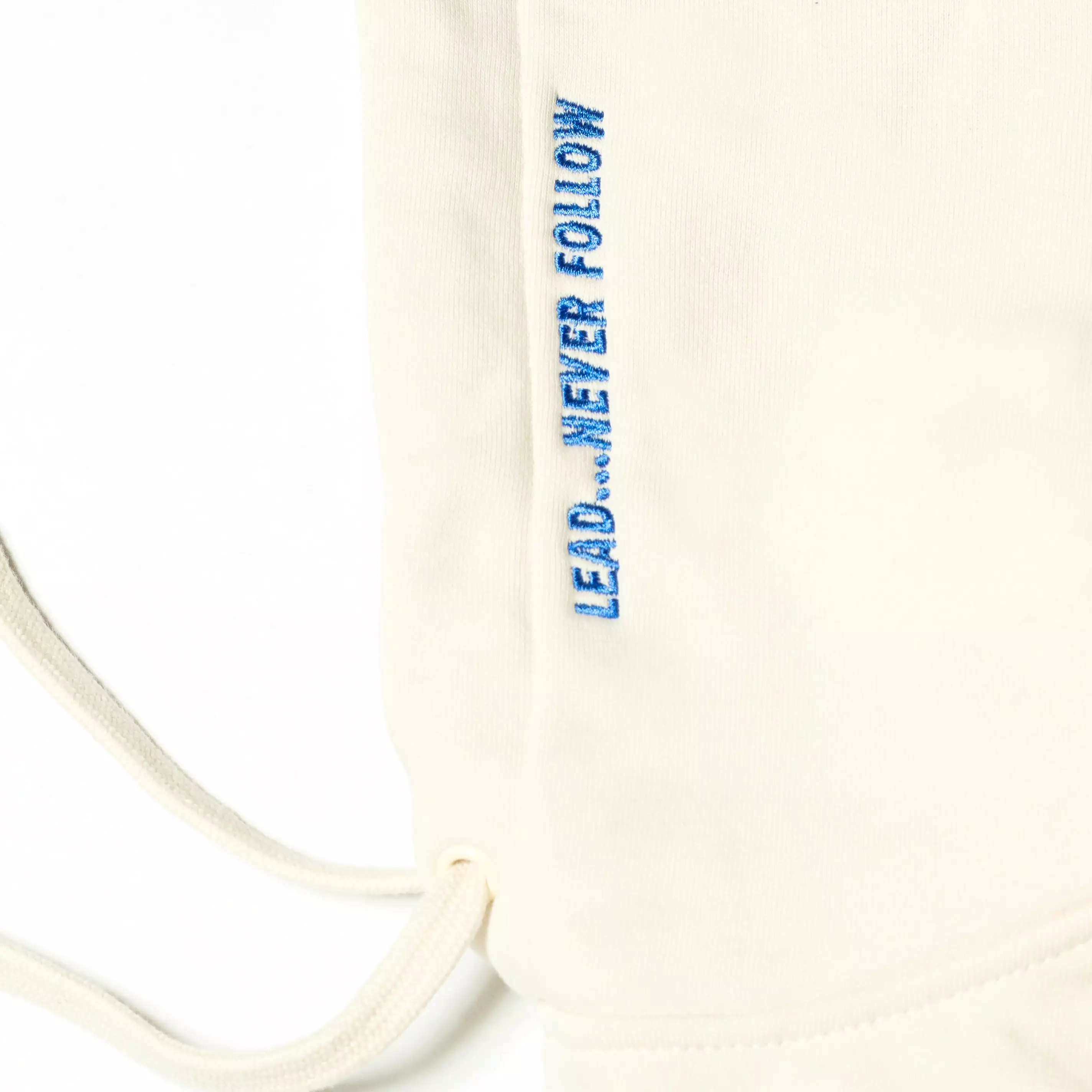 Leaders L-Wing Embroidered Ecru Hoodie