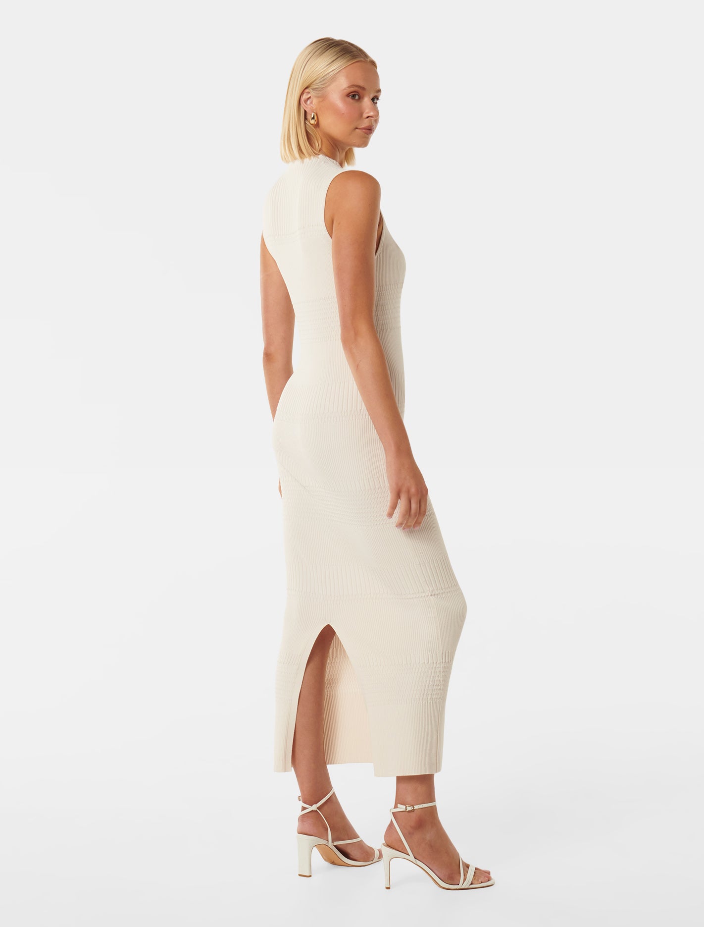 Lexi Sleeveless Self Knit Midi Dress