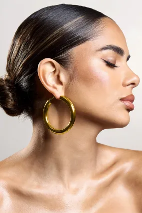 Logan | Gold Chunky Hoop Earrings