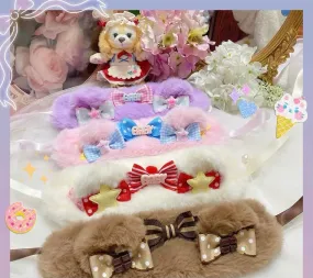 Lolita accessories hair band fleece bear ear