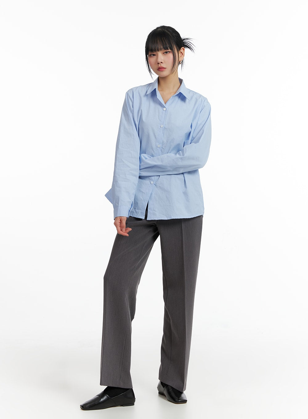 Long Sleeve Tailored Shirt IF402