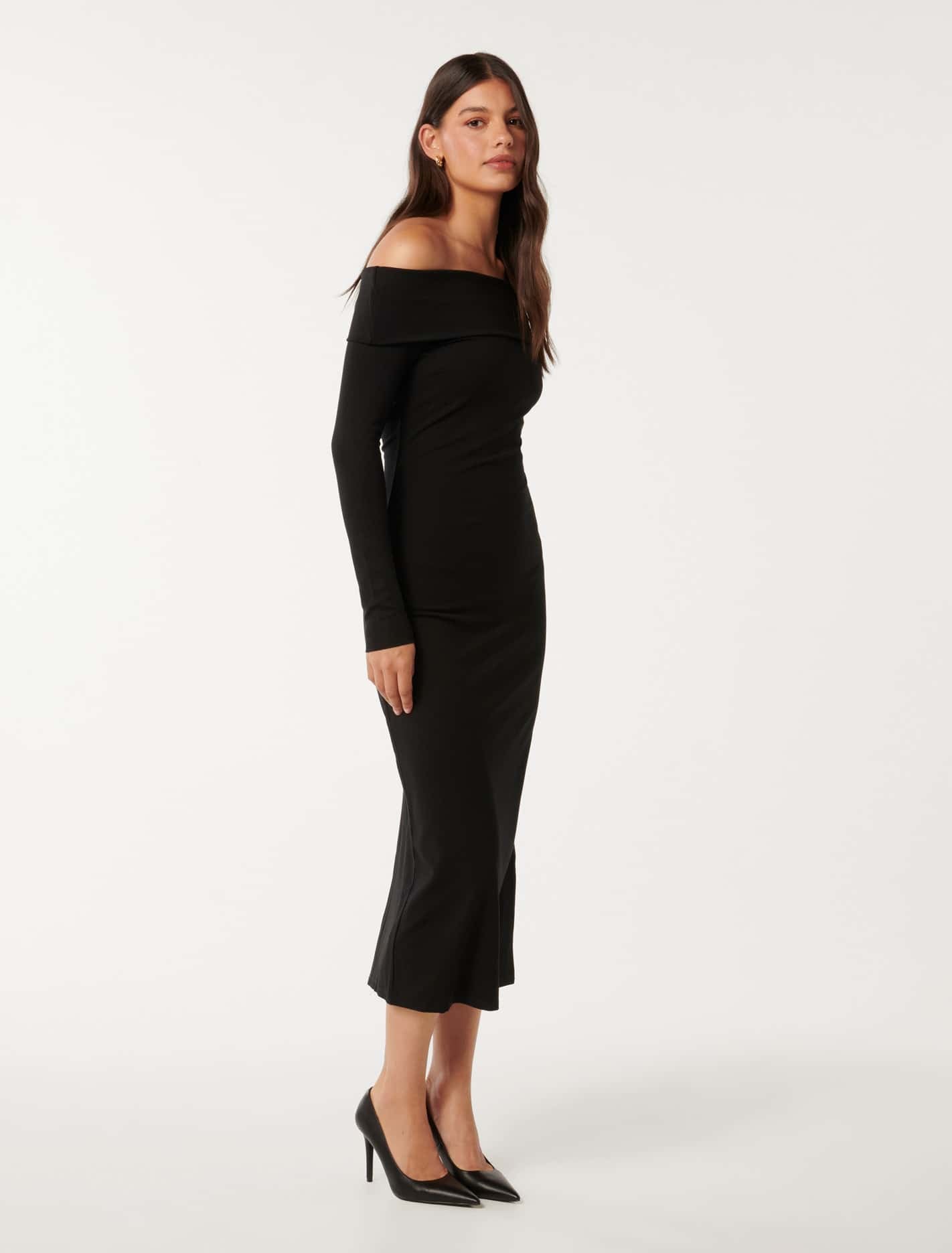 Louise Long Sleeve Midi Dress