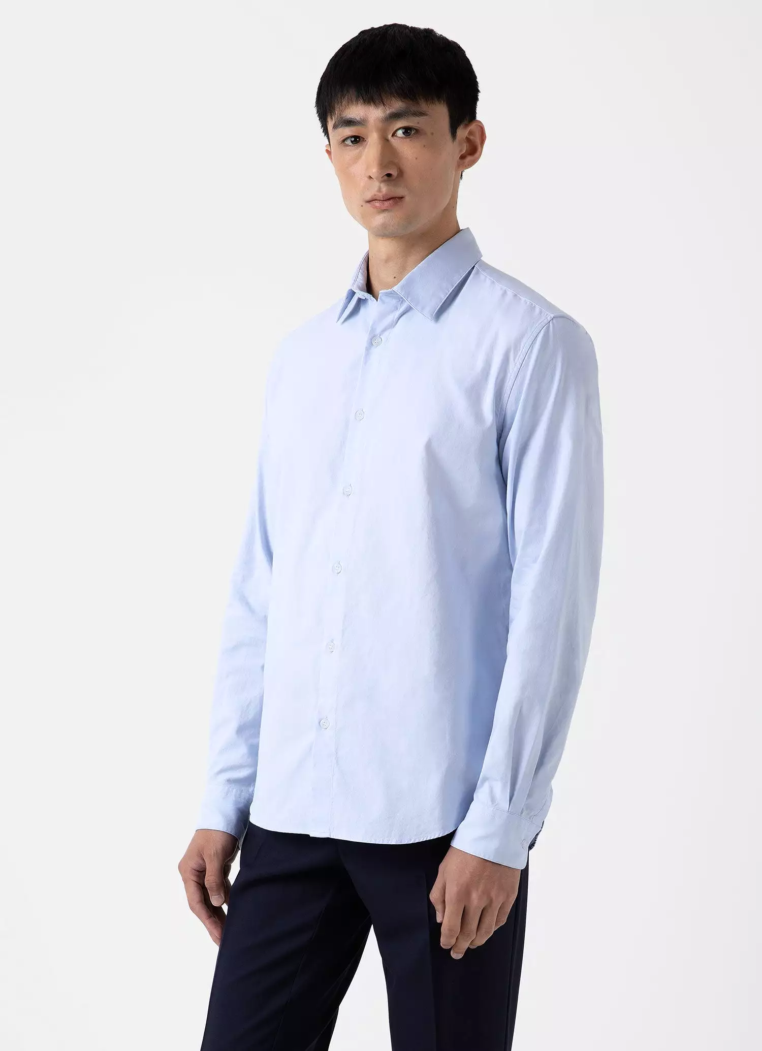 Men's Oxford Shirt in Light Blue