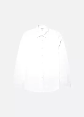 Men's Piqué Shirt in White