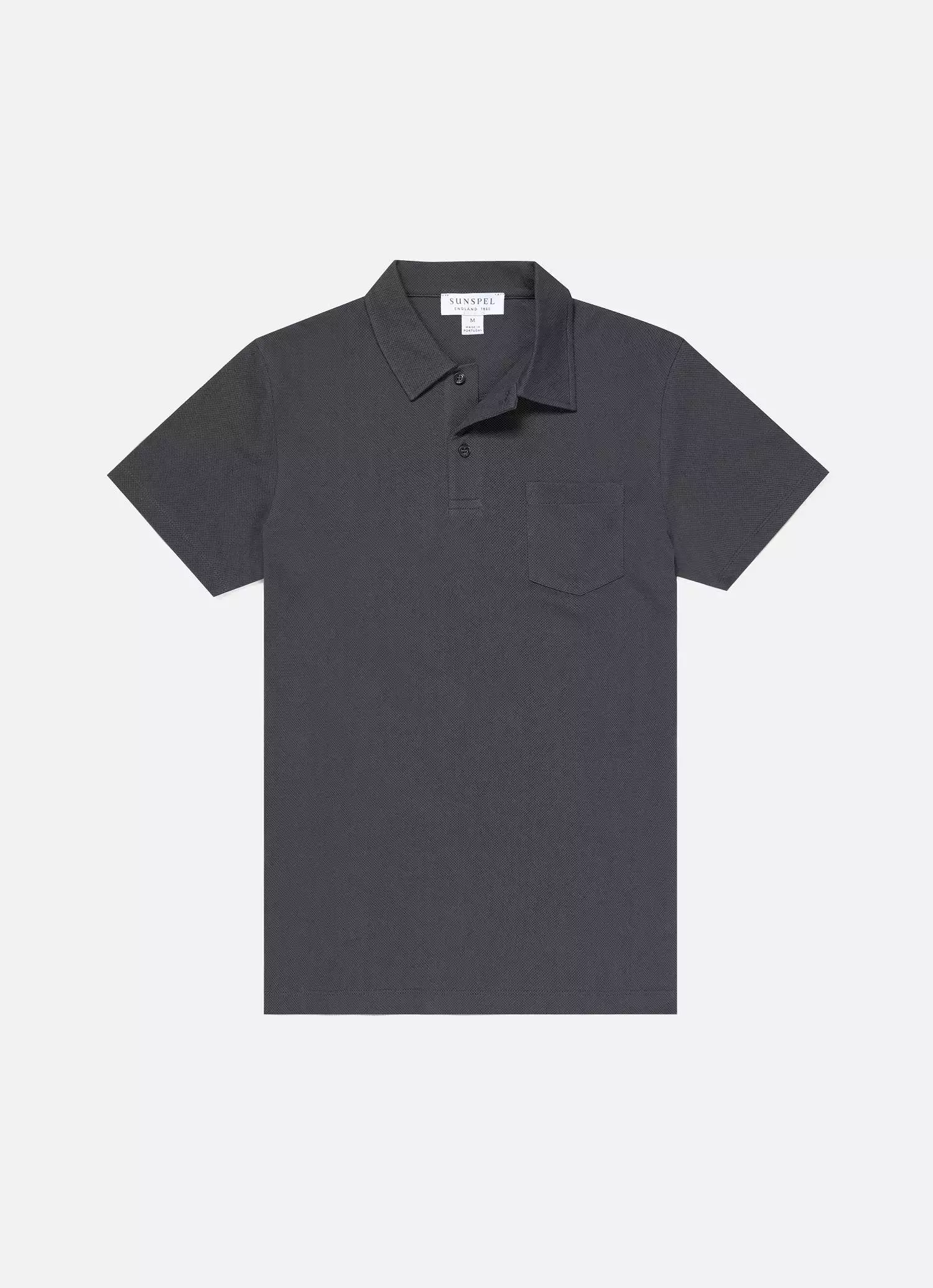 Men's Riviera Polo Shirt in Charcoal