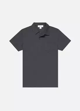 Men's Riviera Polo Shirt in Charcoal