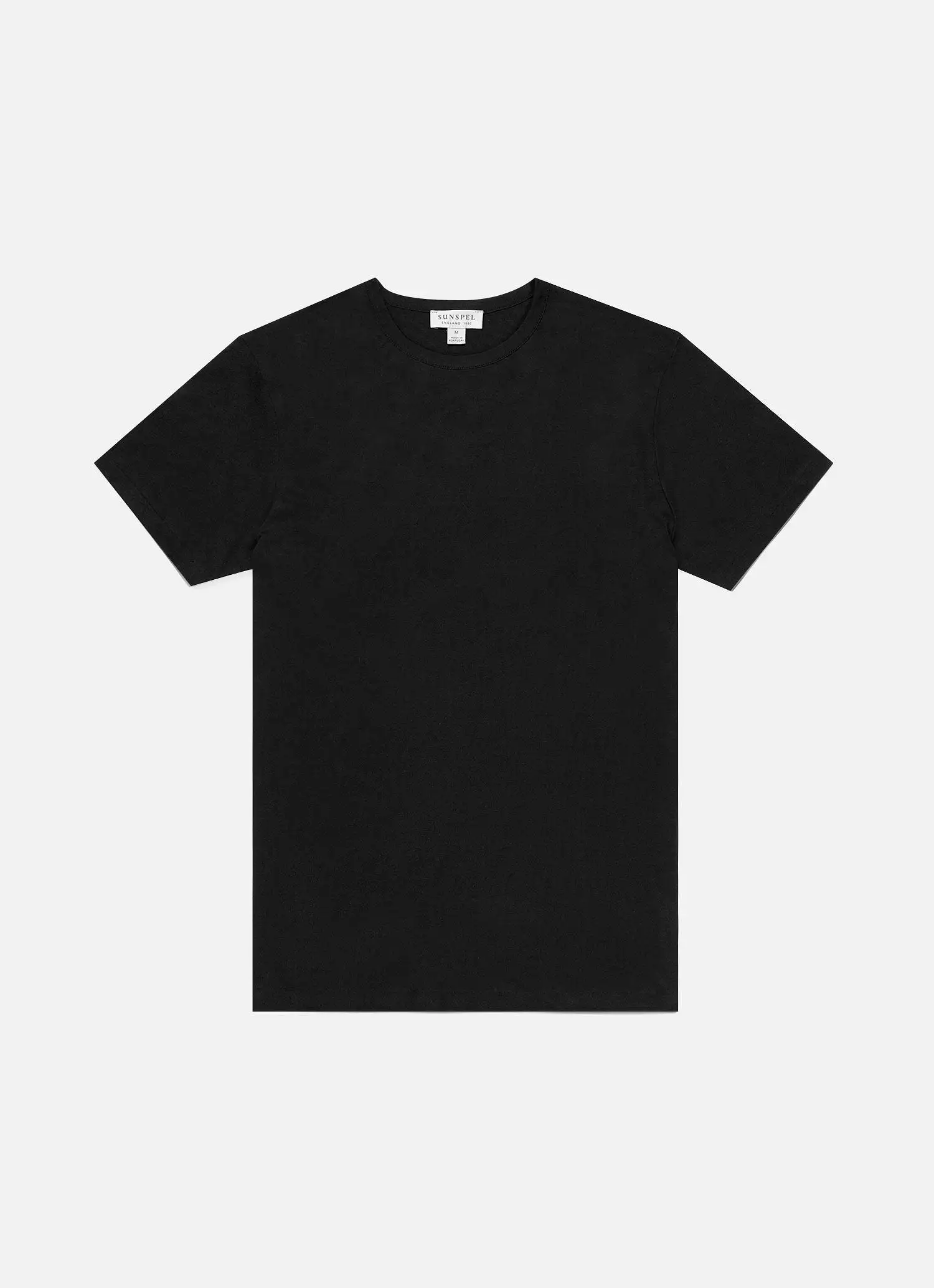 Men's Sea Island Cotton T-shirt in Black