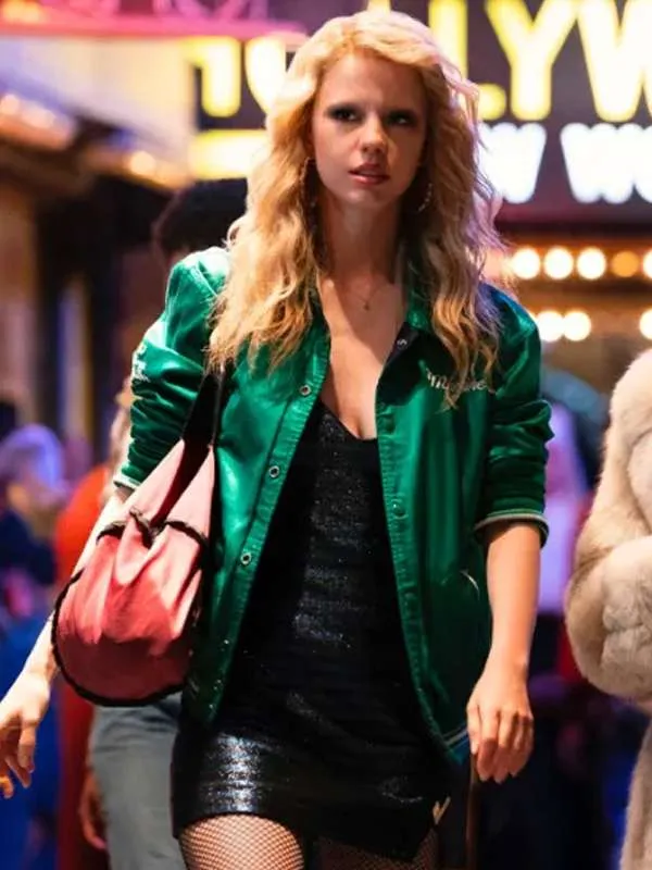 Mia Goth MaXXXine Green Jacket - New American Jackets