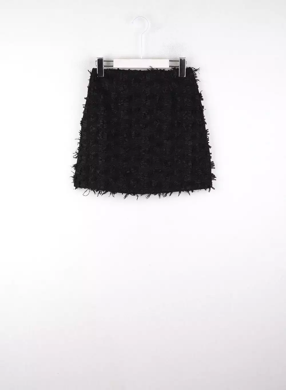 Middle Waist Distressed Tassel Mini Skirt CD328