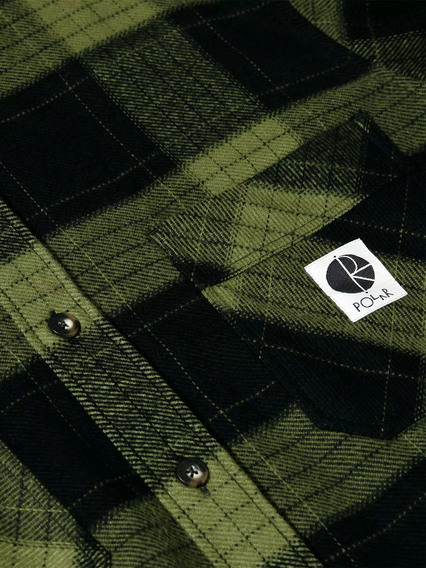 Mike Flannel Long Sleeve Buttondown Shirt