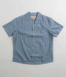 Mollusk Cosmo Shirt - Blue Chambray Dobby