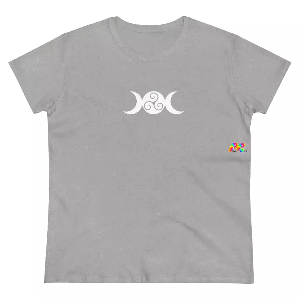 Moons and Sun Women's Heavy Cotton T-Shirt