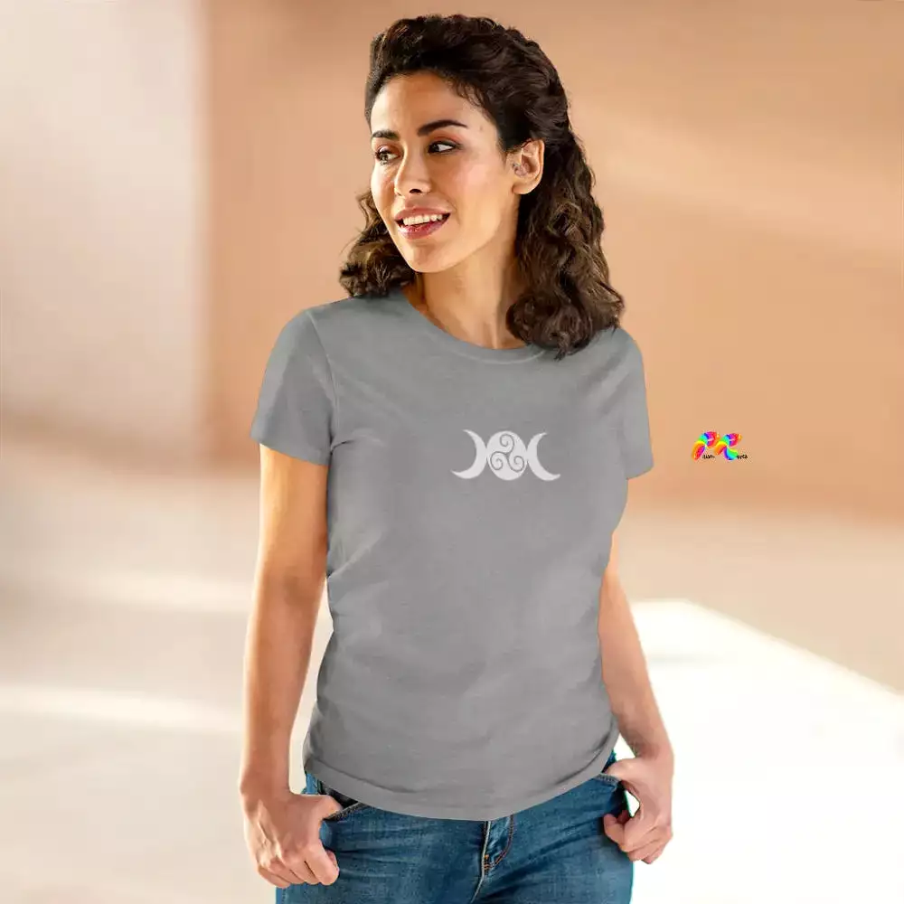 Moons and Sun Women's Heavy Cotton T-Shirt