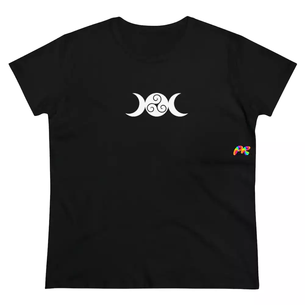 Moons and Sun Women's Heavy Cotton T-Shirt