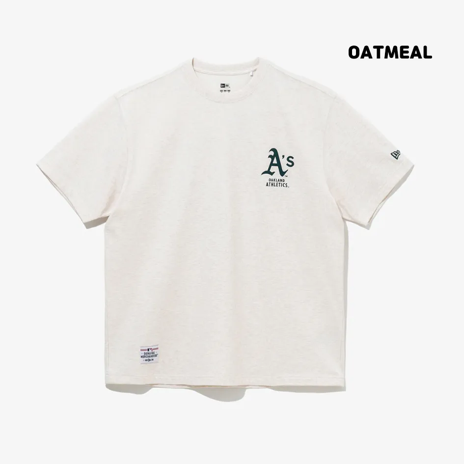 New Era  |Unisex Street Style Oversized Logo T-Shirts