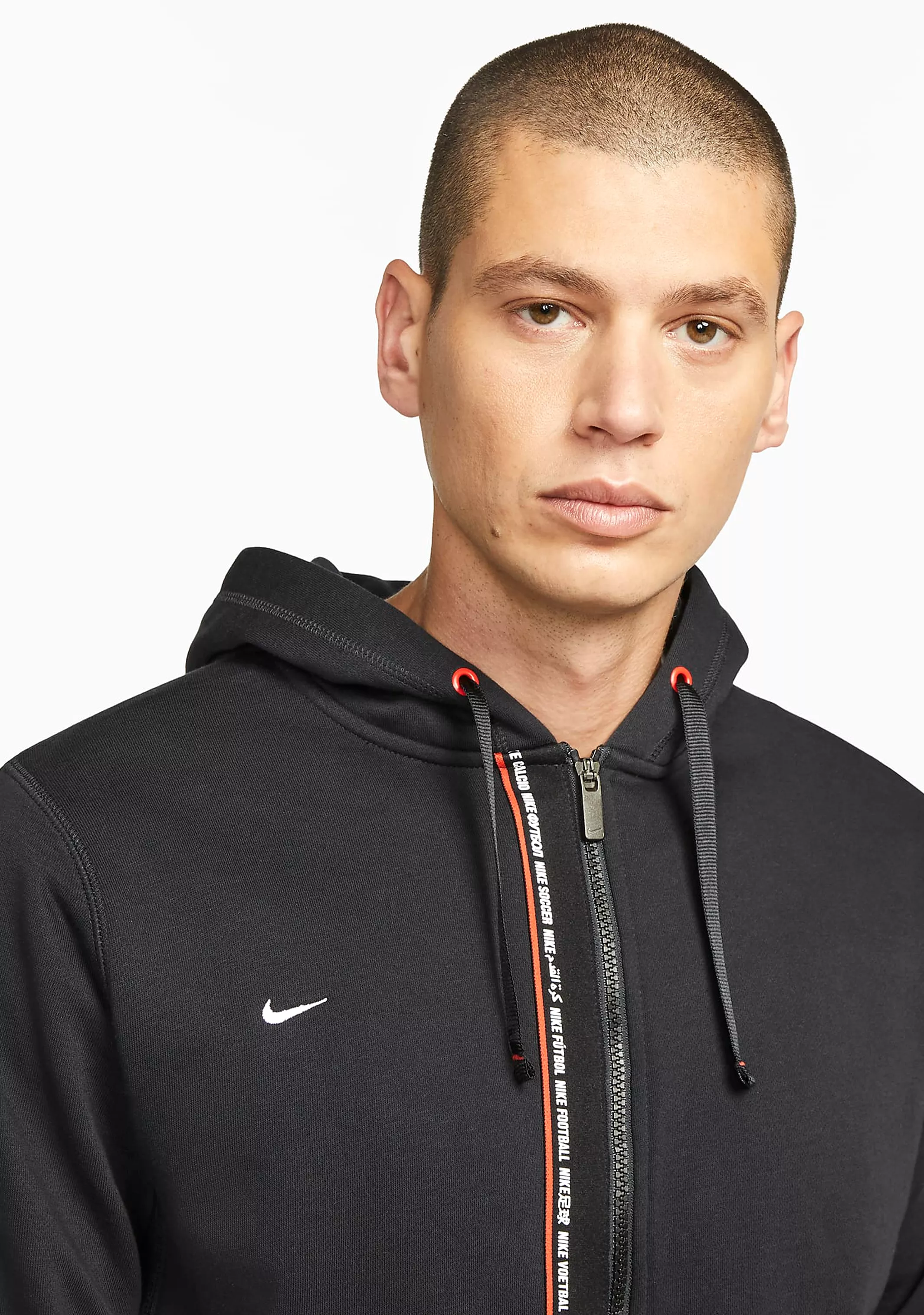 Nike Mens FC Tribuna Full Zip Fleece Hoodie <BR> DH9684 010