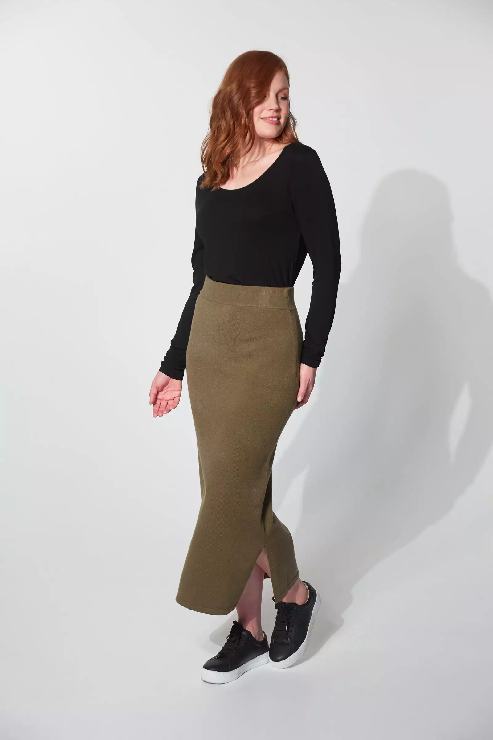 Nikolai Knit Skirt -  Fern Green