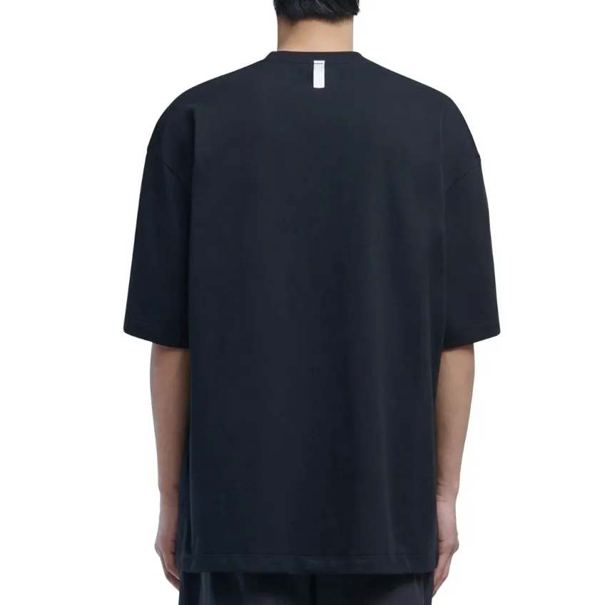 NOMANUAL  |Crew Neck Unisex Street Style U-Neck Plain Cotton