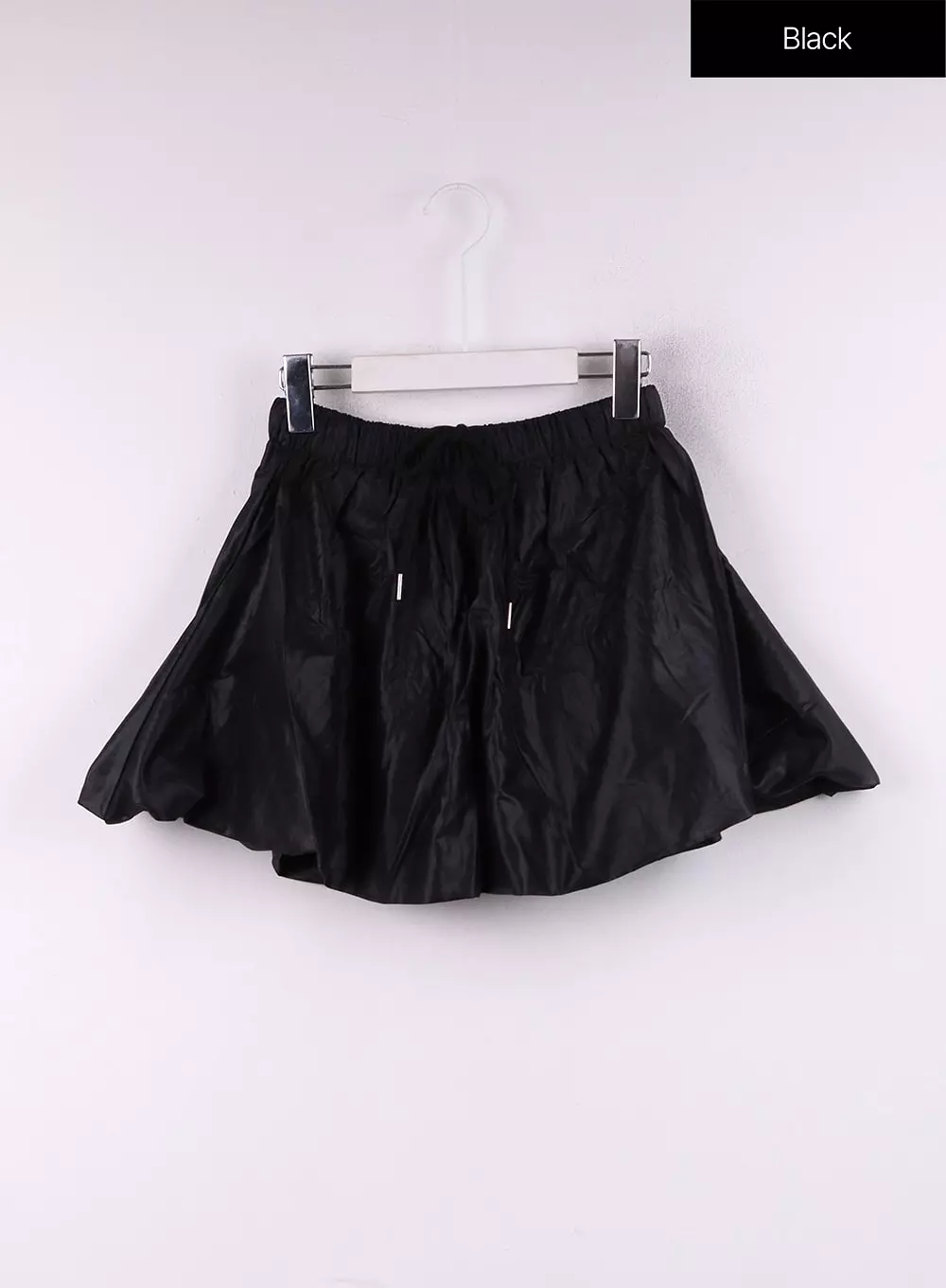 Nylon Balloon Mini Skirt CJ431