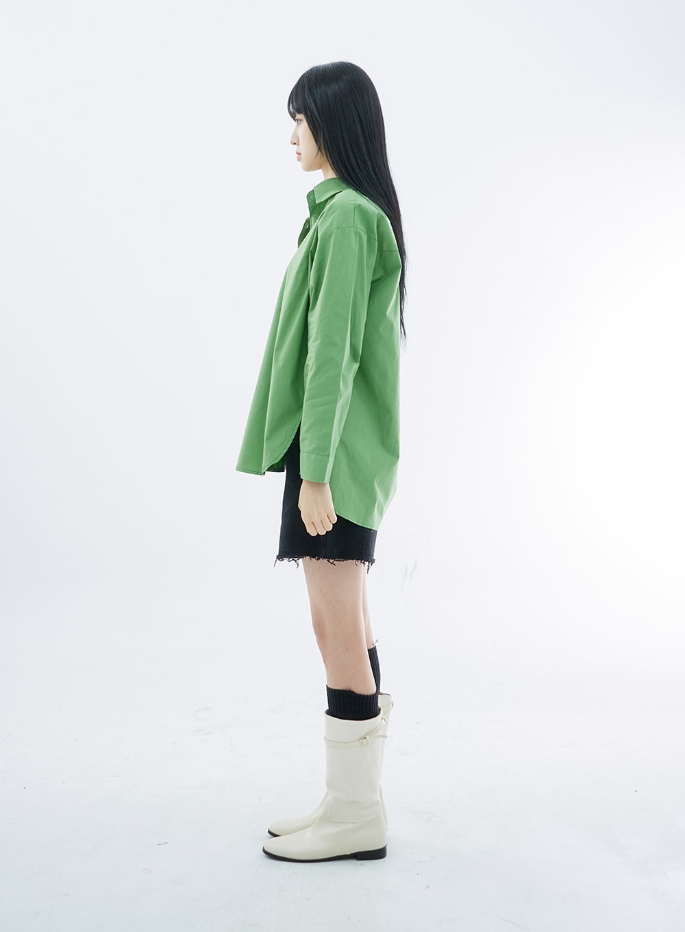 Oversize Long Sleeve Shirt OO04