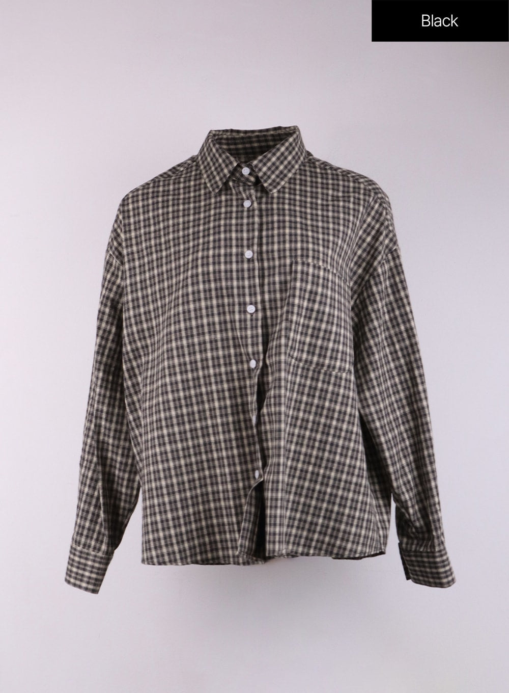 Oversized Checkered Shirt CF401