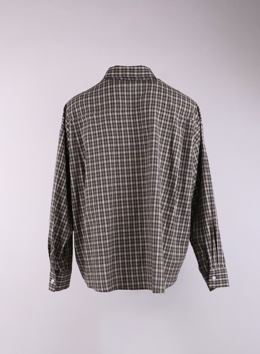 Oversized Checkered Shirt CF401