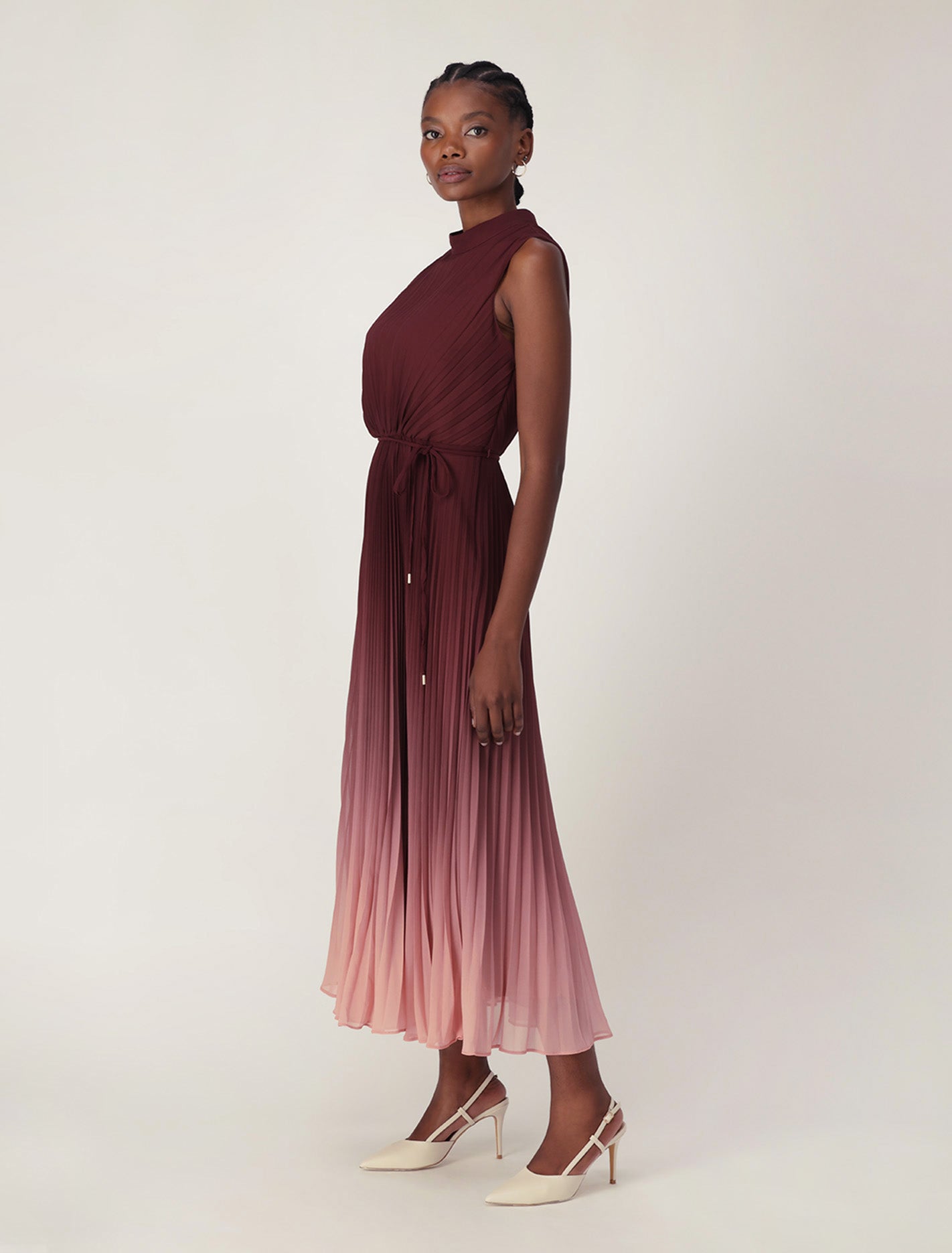 Phillipa Pleated Midi Dress