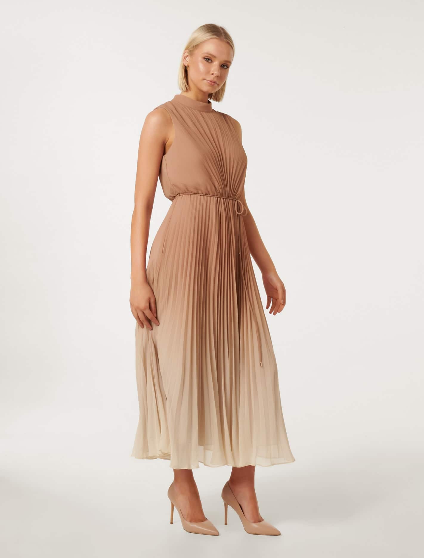 Phillipa Pleated Midi Dress