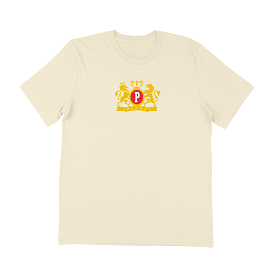 PIZZA T-SHIRT CREST SAND