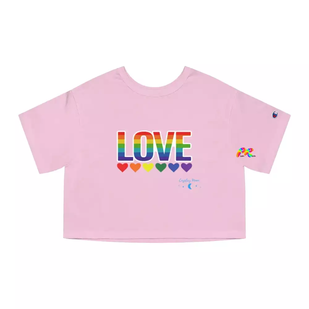 Pride/LGBTQ Champion Women's Cropped T-Shirt