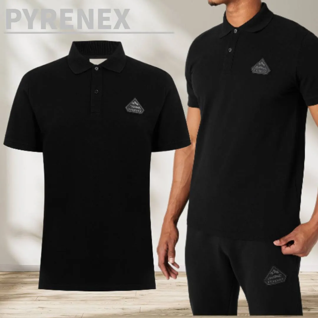 PYRENEX  |Street Style Logo Military Polos