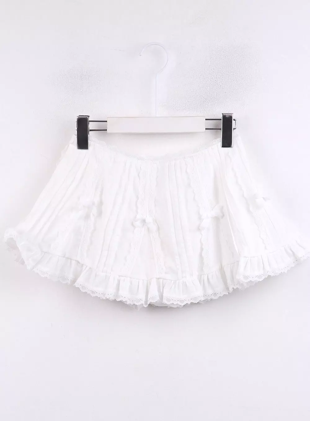 Ribbon Lace Layered Mini Skirt CJ423