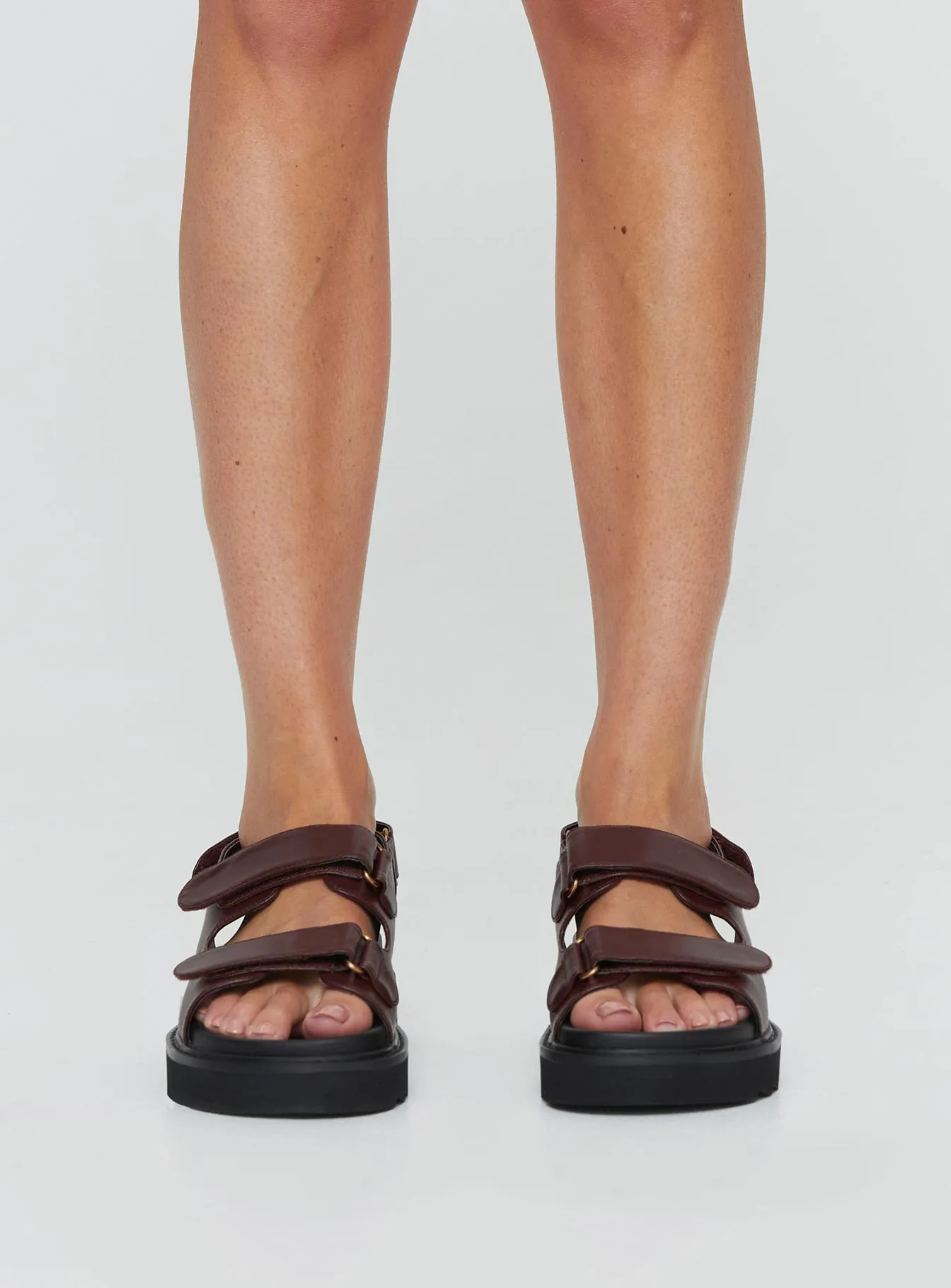 Rue Chunky Sandals Chocolate